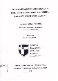 Image of Pembangunan Sistem User Guide Dari Hyperion Report dan Sistem Balance Scorecard Cabang