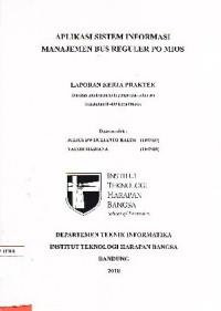 Image of Aplikasi Sistem Informasi Manajemen Bus Reguler PO. MIOS