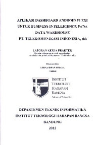 Image of Aplikasi Dashboard Android Flexi Untuk Business Intelligence Pada Data Warehouse PT. Telekomunikasi Indonesia, tbk