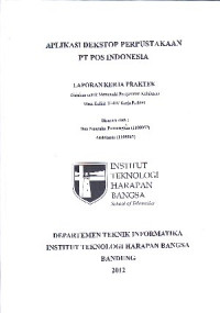 Image of Aplikasi Dekstop Perpustakaan PT. Pos Indonesia