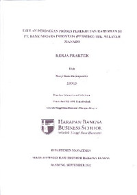 Image of Usulan Perbankan Proses Perekrutan Karyawan Di PT. Bank Negara Indonesia (Persero) Tbk. Wilayah Manado