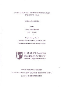 Image of Evaluasi Kinerja Karyawan Pada PT. Alba Universal Abadi