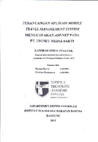 Image of Perancangan Aplikasi Mobile Travel Management System Menggunakan ASP.NET Pada PT. Uninet Media Sakti