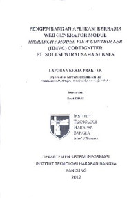Image of Pengembangan Aplikasi Berbasis Web Generator Modul Hierarchy Model View Controller (HMVC) Codeigniter PT. Solusi Wirausaha Sukses
