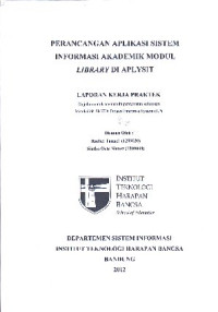 Image of Perancangan Aplikasi Sistem Informasi Akademik Modul Library Di Aplysit