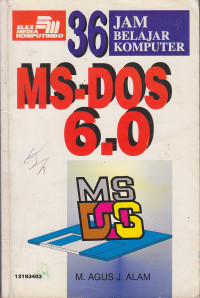 Image of 36 Jam Belajar Komputer MS - DOS 6.0