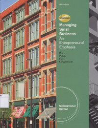 Image of Managing Small Business An Entrepreneurial Emphasis