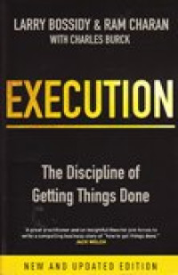 Image of Execution : The discipline of getting things done