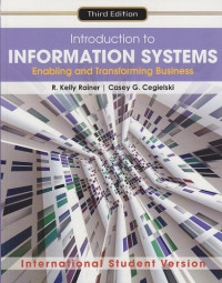 Image of Introduction to information systems : Enabling and transforming business