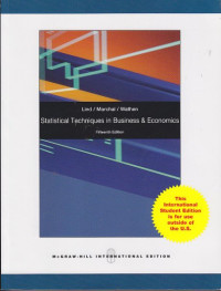 Image of Statistical techniques in business & economics