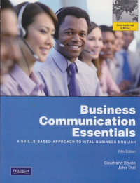 Image of Business Communication Essentials : a skills-based approach to vital business english
