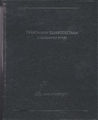 Image of Peraturan keanggotaan : Membership rules