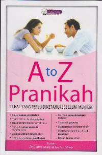 Image of A to Z pranikah : 11 hal yang perlu diketahui sebelum menikah