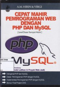 Image of Cepat mahir pemrograman web dengan PHP dan Mysql