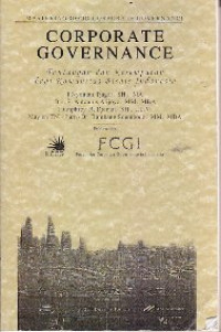 Image of Corporate Governance : tantangan dan kesempatan bagi komunitas bisnis Indonesia