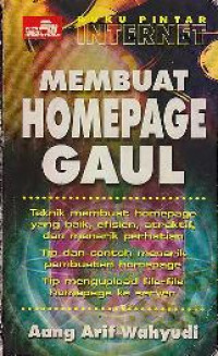Image of Membuat homepage gaul