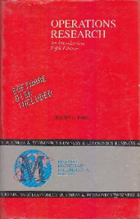 Image of Operations research : An introduction