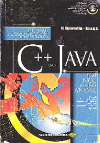 Image of Belajar pemrograman dengan bahasa C++ dan Java