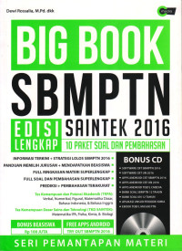 Image of Big Book SBMPTN Sedisi Lengkap Saintek 2016