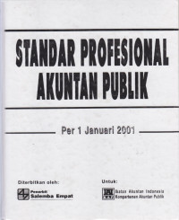 Image of Standar Profesional Akuntan Publik per 1 Januari 2001