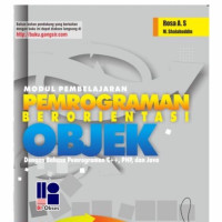 Image of modul pembelajaran pemrograman berorientasi objek dengan bahasa pemograman c++, PHP, dan Java