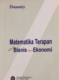 Image of Matematika Terapan untuk Bisnis dan Ekonomi