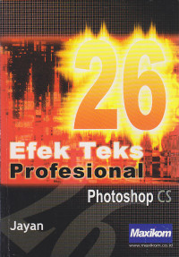 Image of 26 Efek Teks Profesional Photoshop CS