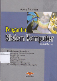 Image of Pengantar sistem komputer
