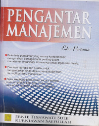 Image of Pengantar Manajemen Ed. 1