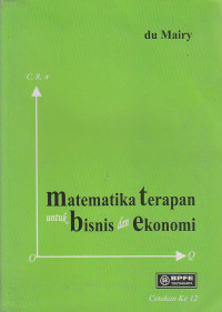 Image of Matematika Terapan untuk Bisnis dan Ekonomi