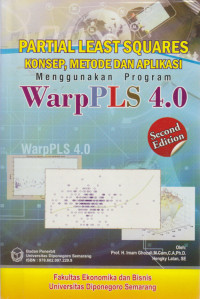 Image of Partial Least Squares : Konsep, Metode dan Aplikasi Menggunakan Program WarpPLS 4.0