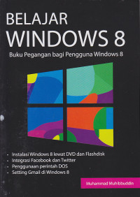 Image of Belajar Windows 8 : Buku Pegangan bagi Pengguna Windows 8